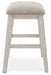 Skempton - Upholstered Stool (Set of 2) - White – Stool Sets by Signature Design by Ashley® at Furniture Wholesale Plus , Nashville furniture store