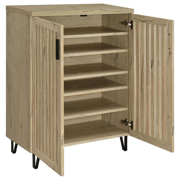 Brixton - 2-Door Entryway Shoe Storage Cabinets – Accent Cabinets by Coaster Fine Furniture at Furniture Wholesale Plus , Nashville furniture store