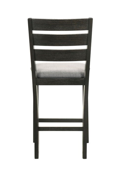 Bardstown - Counter Chair (Set of 2) - Wheat / Charcoal – Chair Sets by Crown Mark at Furniture Wholesale Plus , Nashville furniture store