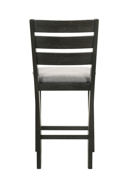 Bardstown - Counter Chair (Set of 2) - Wheat / Charcoal – Chair Sets by Crown Mark at Furniture Wholesale Plus , Nashville furniture store