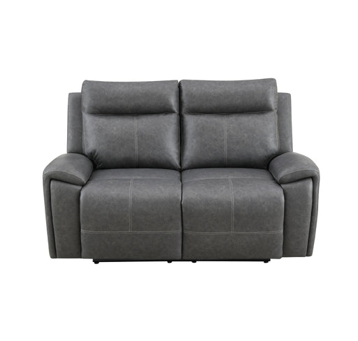 Gaston - Manual Reclining Loveseat - Gray - Premium Reclining Loveseats from Steve Silver Furniture - Just $999! Shop now at Furniture Wholesale Plus  We are the best furniture store in Nashville, Hendersonville, Goodlettsville, Madison, Antioch, Mount Juliet, Lebanon, Gallatin, Springfield, Murfreesboro, Franklin, Brentwood