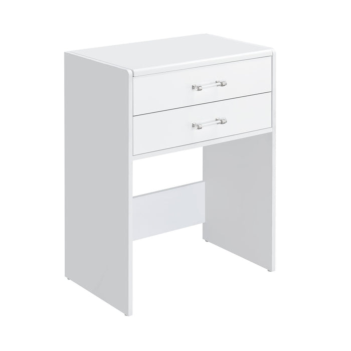 Irvine - Mini Vanity With Stool, LED And USB – Vanity Sets by Elements International at Furniture Wholesale Plus , Nashville furniture store