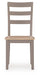 Harperfeld - Dining Room Side Chair (Set of 2) - Natural / Gray – Chair Sets by Signature Design by Ashley® at Furniture Wholesale Plus , Nashville furniture store