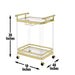 Aerin - Server Cart - Premium Bar Carts from Steve Silver Furniture - Just $299! Shop now at Furniture Wholesale Plus  We are the best furniture store in Nashville, Hendersonville, Goodlettsville, Madison, Antioch, Mount Juliet, Lebanon, Gallatin, Springfield, Murfreesboro, Franklin, Brentwood
