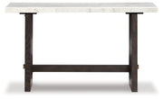 Burkhaus - Sofa Table - White / Dark Brown – Sofa Tables by Signature Design by Ashley® at Furniture Wholesale Plus , Nashville furniture store