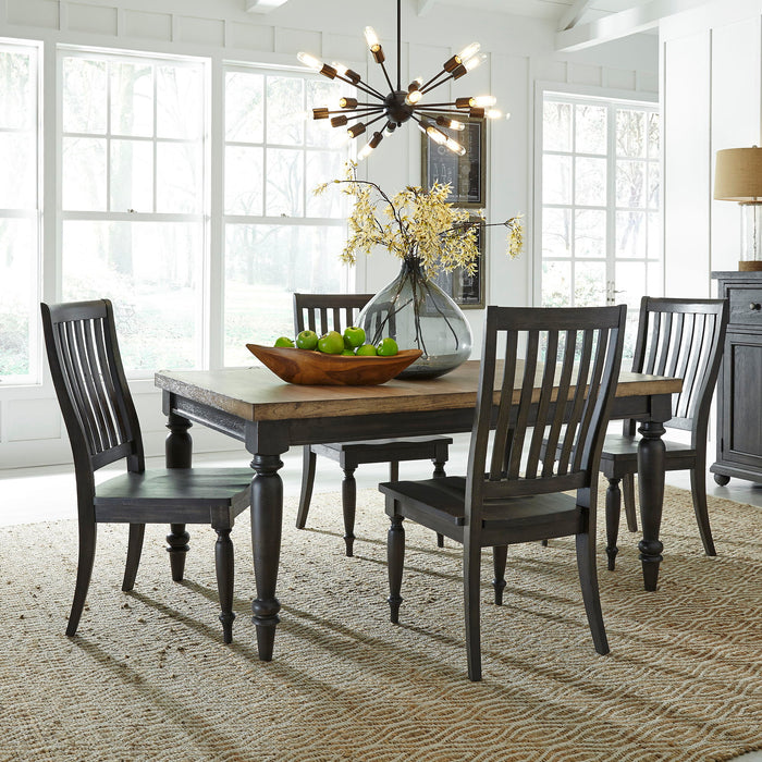 Harvest Home - Rectangular Table Set – 5 Piece Dining Room Sets by Liberty Furniture at Furniture Wholesale Plus , Nashville furniture store