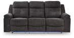 Brysonview - Reclining Sofa - Charcoal – Reclining Sofas by Benchcraft® at Furniture Wholesale Plus , Nashville furniture store