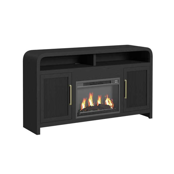 Ridgemont - Complete Fireplace Cabinet – Fireplace TV Stands by Elements International at Furniture Wholesale Plus , Nashville furniture store