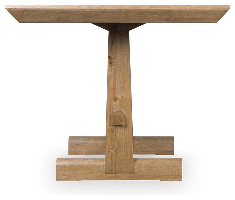 Ridgester - Rectangular Dining Room Counter Table - Light Brown – Counter Tables by Benchcraft® at Furniture Wholesale Plus , Nashville furniture store