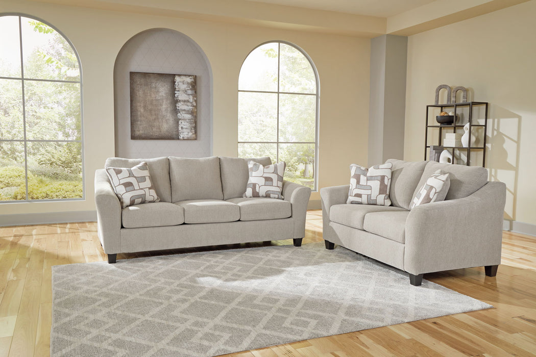 Willarae - 2 Pc. - Sofa, Loveseat - Taupe – Stationary Sofas & Loveseats by Benchcraft® at Furniture Wholesale Plus , Nashville furniture store