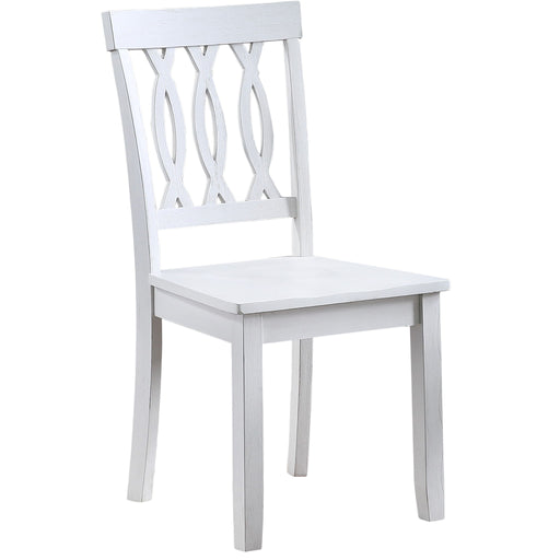 Naples - Side Chair (Set of 2) - White – Chair Sets by Steve Silver Furniture at Furniture Wholesale Plus , Nashville furniture store