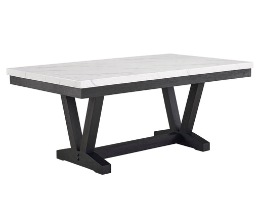 Vance - Faux Marble Dining Table - Charcoal & White - Premium Dining Tables from Crown Mark - Just $509! Shop now at Furniture Wholesale Plus  We are the best furniture store in Nashville, Hendersonville, Goodlettsville, Madison, Antioch, Mount Juliet, Lebanon, Gallatin, Springfield, Murfreesboro, Franklin, Brentwood