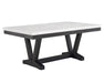 Vance - Faux Marble Dining Table - Charcoal & White - Premium Dining Tables from Crown Mark - Just $509! Shop now at Furniture Wholesale Plus  We are the best furniture store in Nashville, Hendersonville, Goodlettsville, Madison, Antioch, Mount Juliet, Lebanon, Gallatin, Springfield, Murfreesboro, Franklin, Brentwood