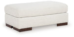 Hartside - Ottoman - Frosted – Upholstered Ottomans by Benchcraft® at Furniture Wholesale Plus , Nashville furniture store