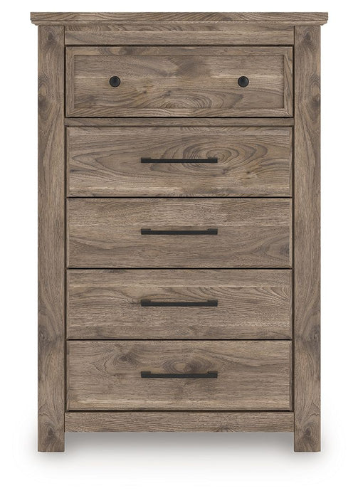 Rusticott - Five Drawer Chest - Brown – Accent Chests by Signature Design by Ashley® at Furniture Wholesale Plus , Nashville furniture store