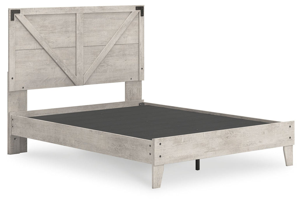 Shawburn - Platform Bed With Crossbuck Panel Headboard – Platform Beds by Signature Design by Ashley® at Furniture Wholesale Plus , Nashville furniture store