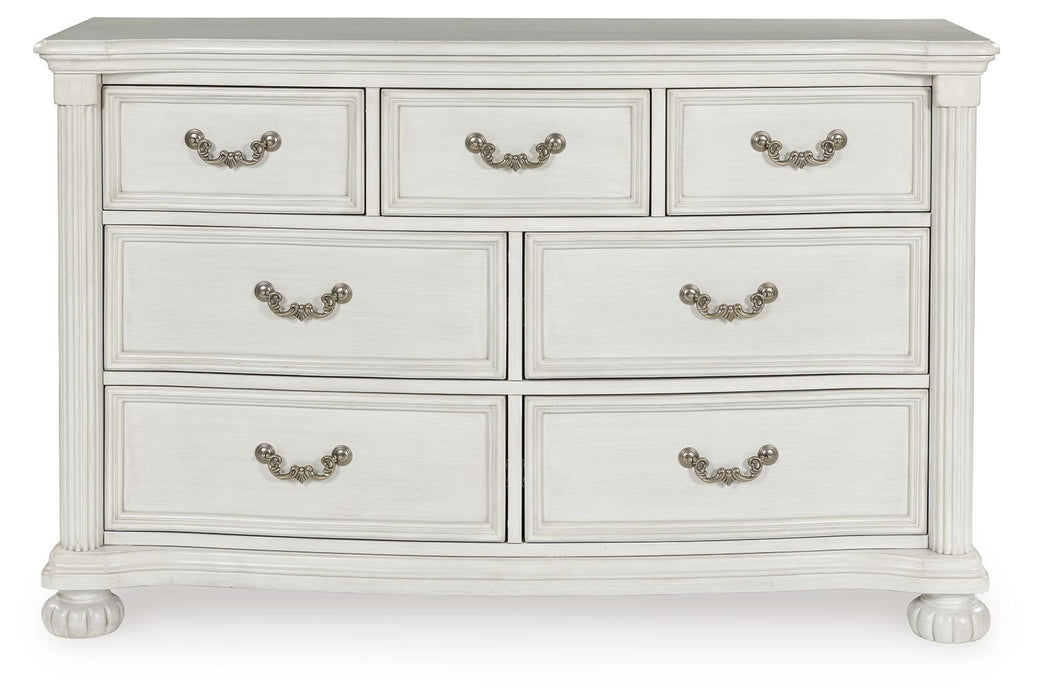 Montelaine - Dresser - Antique White – Dressers by Benchcraft® at Furniture Wholesale Plus , Nashville furniture store