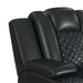 Carlo - Power Motion Loveseat With Power Headrest, Console And LED – Reclining Loveseats by Elements International at Furniture Wholesale Plus , Nashville furniture store