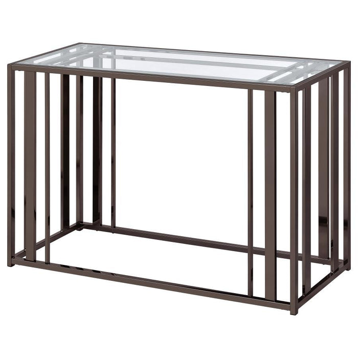 Adri - Glass Top Entryway Sofa Console Table – Console Tables by Coaster Fine Furniture at Furniture Wholesale Plus , Nashville furniture store