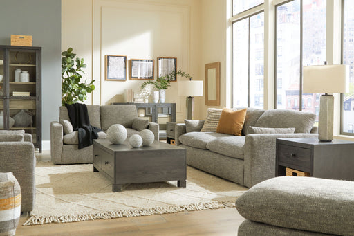 Dramatic - Living Room Set - Premium Stationary Chair & Ottoman from Benchcraft® - Just $738! Shop now at Furniture Wholesale Plus  We are the best furniture store in Nashville, Hendersonville, Goodlettsville, Madison, Antioch, Mount Juliet, Lebanon, Gallatin, Springfield, Murfreesboro, Franklin, Brentwood