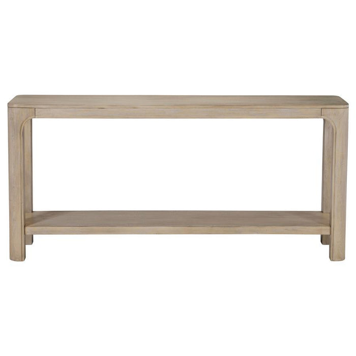 Solano - 64" Entryway Console Sofa Table - Weathered Mango – Console Tables by Coaster Fine Furniture at Furniture Wholesale Plus , Nashville furniture store