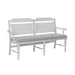 River Place - Panel Back Bench - Riverstone White & Tobacco – Upholstered Benches by Liberty Furniture at Furniture Wholesale Plus , Nashville furniture store
