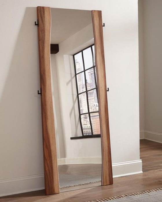 Winslow - Standing Floor Mirror - Smokey Walnut – Floor Mirrors by CoasterElevations at Furniture Wholesale Plus , Nashville furniture store