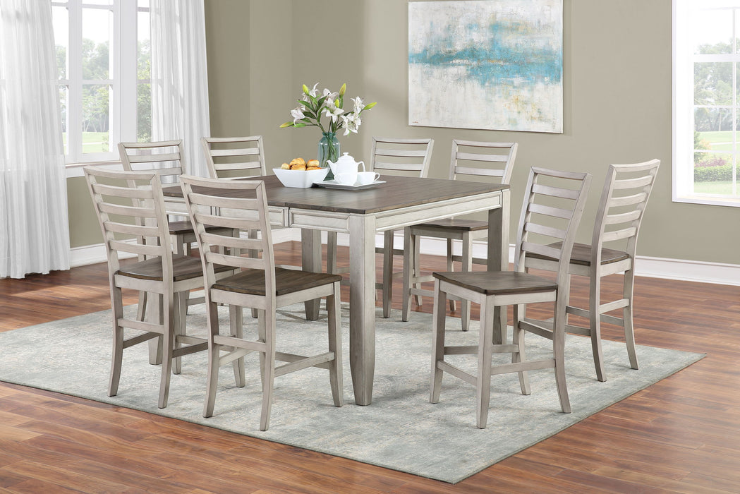Abacus - Counter Dining Set – 8 + Piece Dining Room Sets by Steve Silver Furniture at Furniture Wholesale Plus , Nashville furniture store