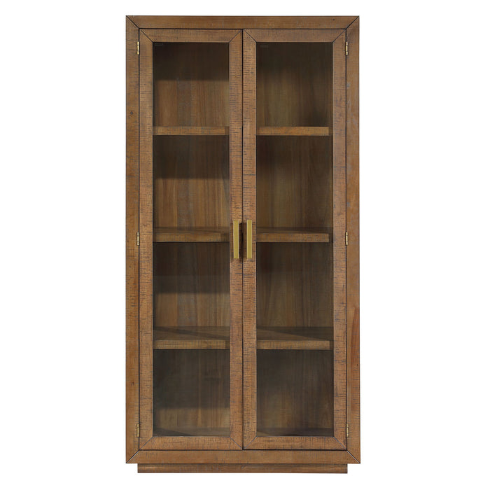 Garland - Curio - Dark Brown – Curio Cabinets by Steve Silver Furniture at Furniture Wholesale Plus , Nashville furniture store