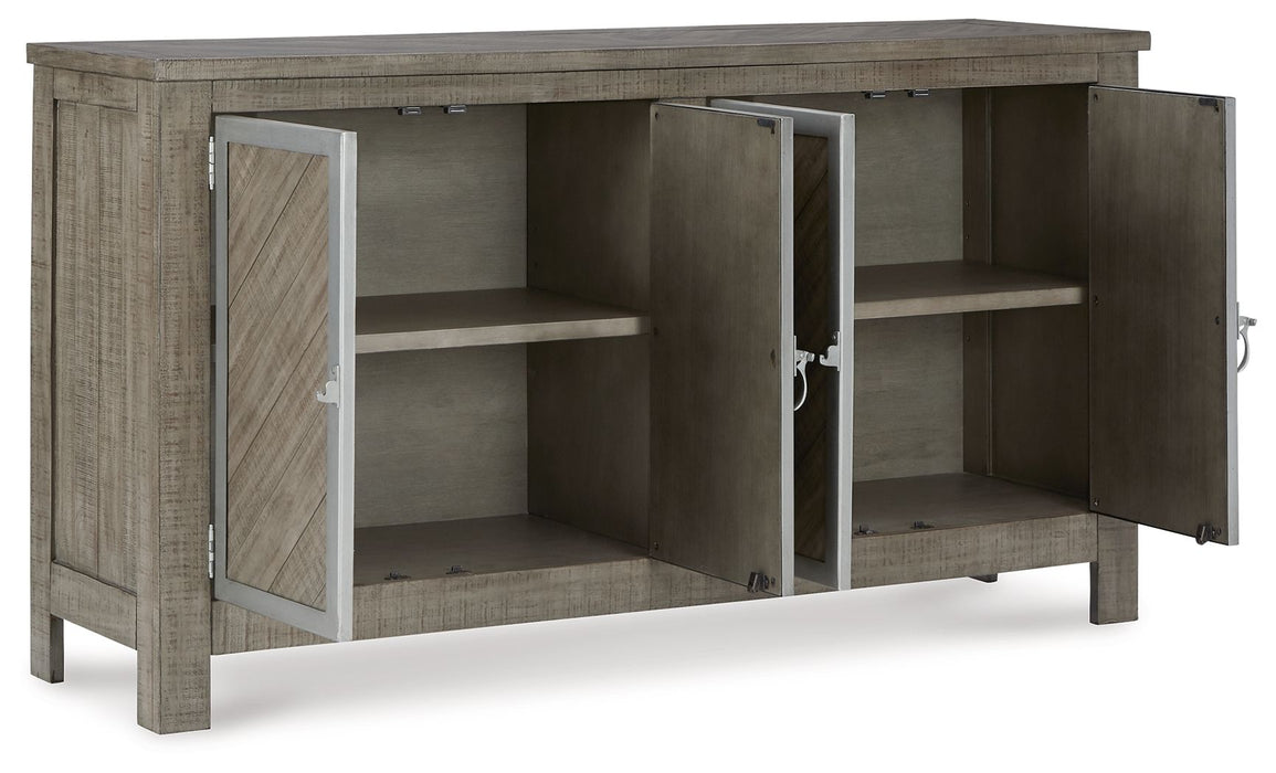 Krystanza - Weathered Gray - Dining Room Server - Premium Servers from Millennium® by Ashley - Just $678! Shop now at Furniture Wholesale Plus  We are the best furniture store in Nashville, Hendersonville, Goodlettsville, Madison, Antioch, Mount Juliet, Lebanon, Gallatin, Springfield, Murfreesboro, Franklin, Brentwood
