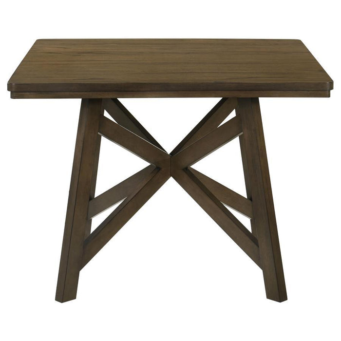 Canfield - Square Counter Height Dining Table - Brown – Counter Tables by Coaster Fine Furniture at Furniture Wholesale Plus , Nashville furniture store