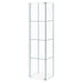 Bellatrix - 4-Shelf Clear Glass Curio Cabinet – Curio Cabinets by CoasterEveryday at Furniture Wholesale Plus , Nashville furniture store
