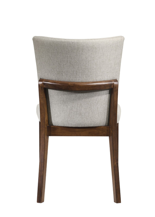 Salerno - Side Chair (Set of 2) - Gray / Brown – Chair Sets by Crown Mark at Furniture Wholesale Plus , Nashville furniture store