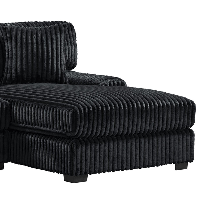Nightfall - Sectional Set With 1 Pillow – Stationary Sectionals by Elements International at Furniture Wholesale Plus , Nashville furniture store
