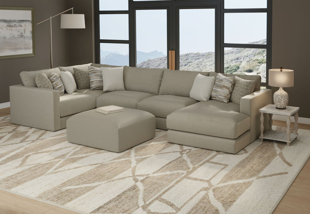 Amelia - Cocktail Ottoman - Sand – Coffee Table Ottomans by Jackson at Furniture Wholesale Plus , Nashville furniture store