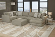 Amelia - Cocktail Ottoman - Sand – Coffee Table Ottomans by Jackson at Furniture Wholesale Plus , Nashville furniture store