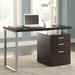 Brennan - 3-Drawer Office Computer Desk - Premium Computer Desks from CoasterEveryday - Just $279! Shop now at Furniture Wholesale Plus  We are the best furniture store in Nashville, Hendersonville, Goodlettsville, Madison, Antioch, Mount Juliet, Lebanon, Gallatin, Springfield, Murfreesboro, Franklin, Brentwood