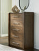 Marxmore - Five Drawer Chest - Brown – Accent Chests by Benchcraft® at Furniture Wholesale Plus , Nashville furniture store