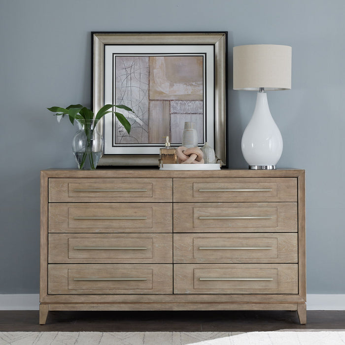 Brentwood - 8 Drawer Dresser - Sandstone – Dressers by Liberty Furniture at Furniture Wholesale Plus , Nashville furniture store