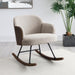 Paige - Boucle Upholstered Mid Back Rocking Chair - Premium Rocker Chairs from Coaster Fine Furniture - Just $319! Shop now at Furniture Wholesale Plus  We are the best furniture store in Nashville, Hendersonville, Goodlettsville, Madison, Antioch, Mount Juliet, Lebanon, Gallatin, Springfield, Murfreesboro, Franklin, Brentwood