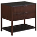 Zimmerlee - 2-Drawer Side Table with Shelf - Rust Brown – Side Tables by Coaster Fine Furniture at Furniture Wholesale Plus , Nashville furniture store