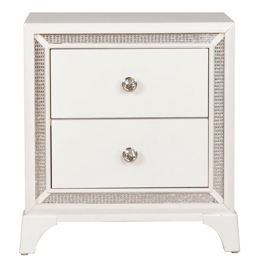 Cassie - Nightstand - Off-White – Accent Nightstands by Steve Silver Furniture at Furniture Wholesale Plus , Nashville furniture store