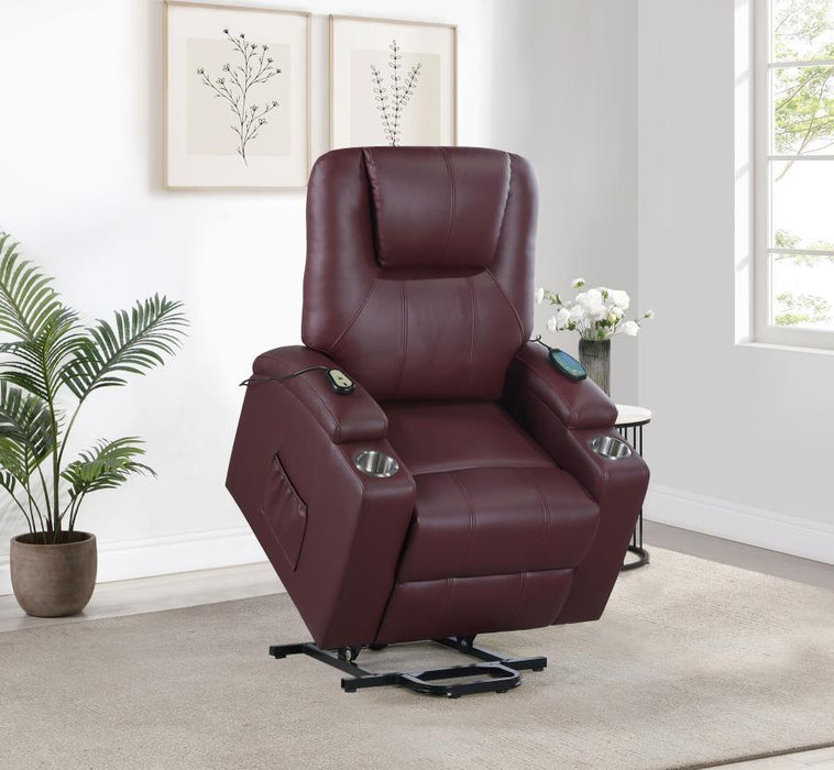 Armstrong - Upholstered Power Lift Massage Recliner - Premium Lift Chairs from Coaster Fine Furniture - Just $629! Shop now at Furniture Wholesale Plus  We are the best furniture store in Nashville, Hendersonville, Goodlettsville, Madison, Antioch, Mount Juliet, Lebanon, Gallatin, Springfield, Murfreesboro, Franklin, Brentwood