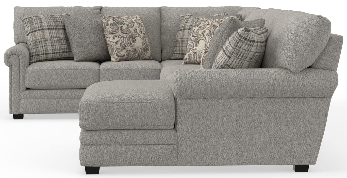 Livingston - Sectional With Comfort Coil Seating And Accent Pillows Included – Stationary Sectionals by Jackson at Furniture Wholesale Plus , Nashville furniture store