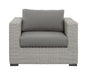 Blakley - Outdoor Lounge Chair (Set of 2) With Half-Round Wicker - Gray - Premium Chair Sets from Steve Silver Furniture - Just $2839! Shop now at Furniture Wholesale Plus  We are the best furniture store in Nashville, Hendersonville, Goodlettsville, Madison, Antioch, Mount Juliet, Lebanon, Gallatin, Springfield, Murfreesboro, Franklin, Brentwood