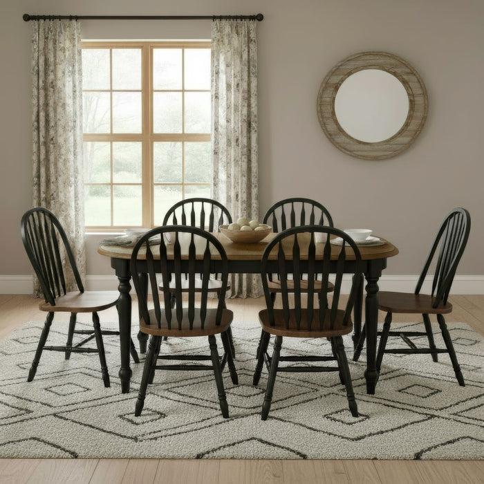 Carolina Crossing - Dining Room Leg Table Set – 5 Piece Dining Room Sets by Liberty Furniture at Furniture Wholesale Plus , Nashville furniture store