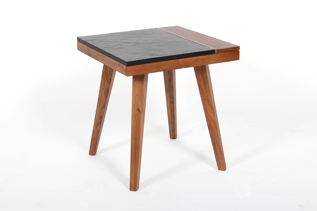 Caspian - Square End Table - Brown – End Tables by Steve Silver Furniture at Furniture Wholesale Plus , Nashville furniture store