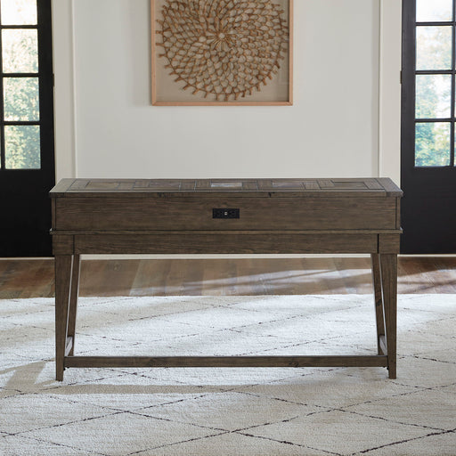Arrowcreek - Console Bar Table - Weathered Stone – Console Tables by Liberty Furniture at Furniture Wholesale Plus , Nashville furniture store