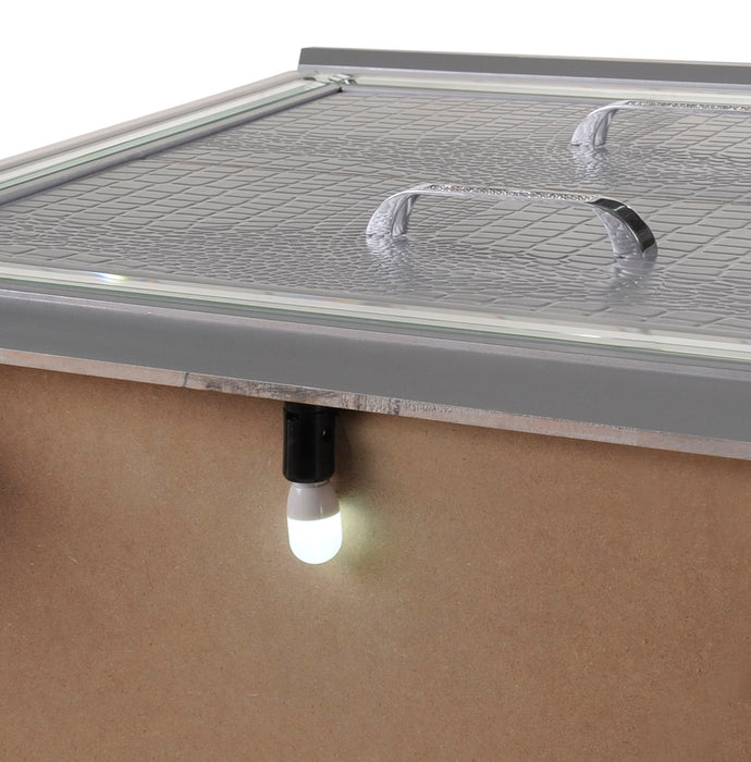 Lillian - Nightstand - Gray – Accent Nightstands by Crown Mark at Furniture Wholesale Plus , Nashville furniture store