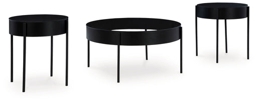 Ardoline - Occasional Table Set (Set of 3) - Black – Table Sets by Signature Design by Ashley® at Furniture Wholesale Plus , Nashville furniture store